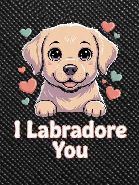 Labrador Love Pup Graphic