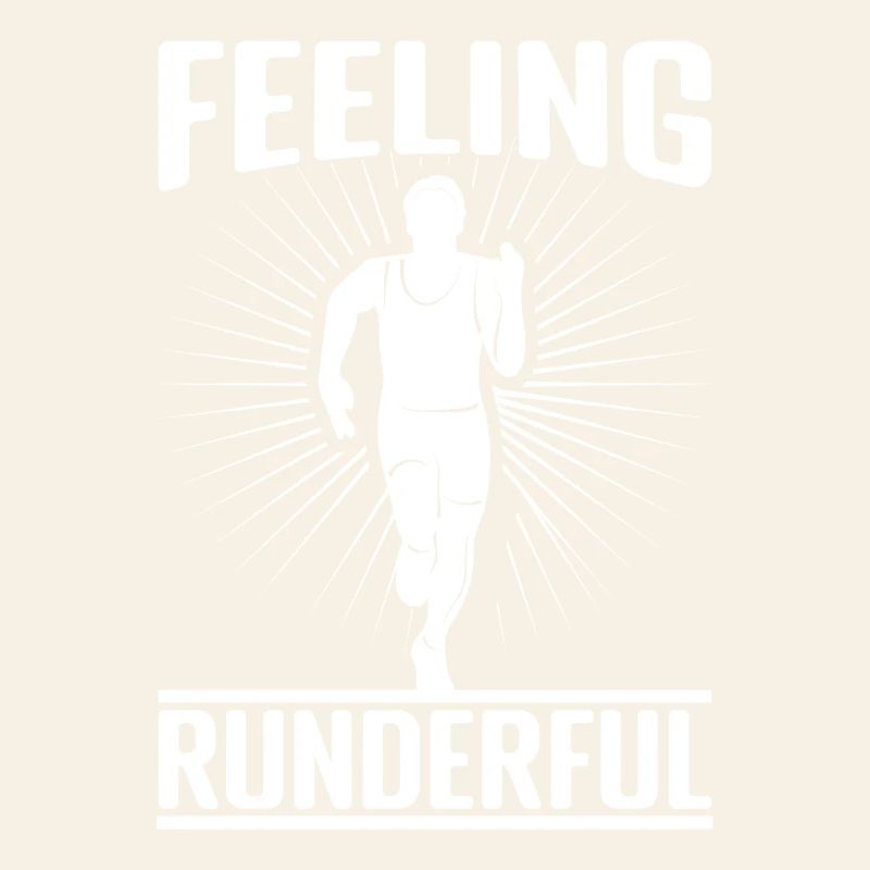Marathon Runner Feeling Runderful Running