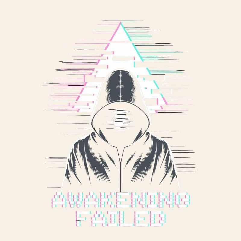 Glitch hacker with "Awakening Failed" look