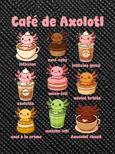 Café De Axolotl Cute