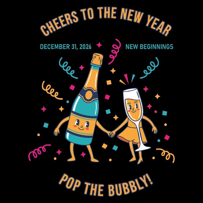 Prost auf das neue Jahr Pop The Bubbly
