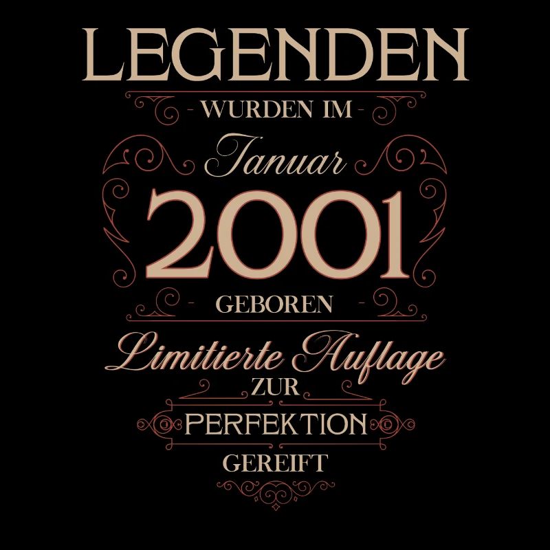 25e anniversaire Légende Millésime de janvier 2001
