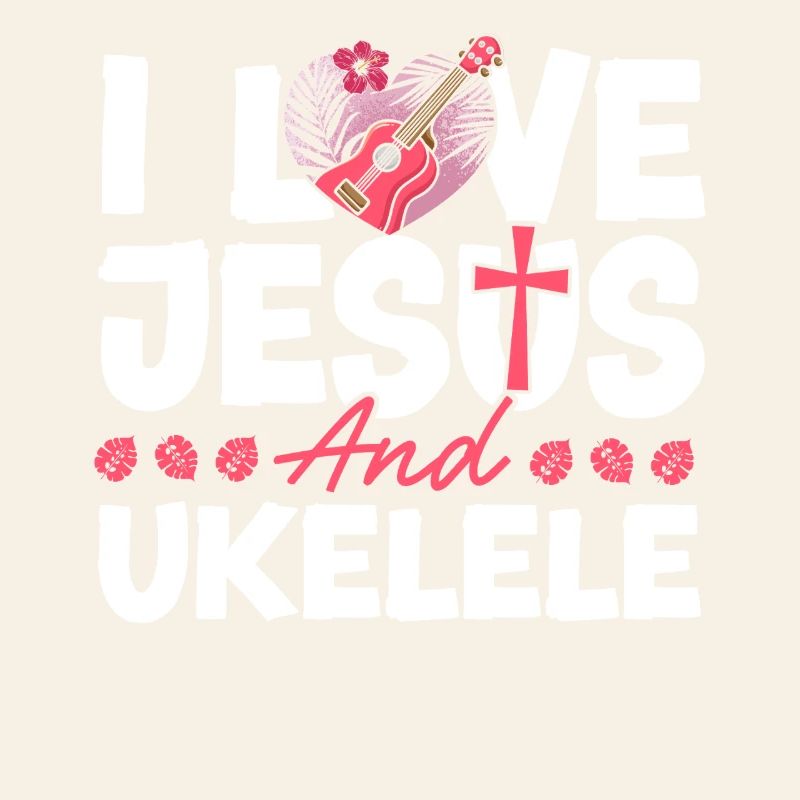 Ukulélé hawaïen Uke Jésus Foi