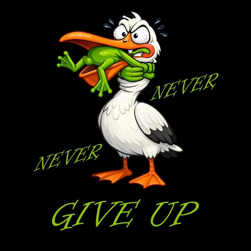 Stork - Never Give Up Frog