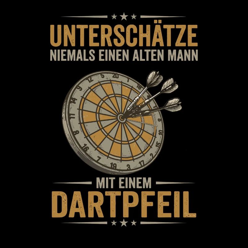 Old man with a dart – never underestimate him!