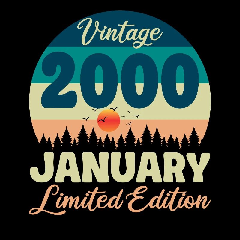 Anniversaire Janvier 2000 Cadeau Vintage Limited