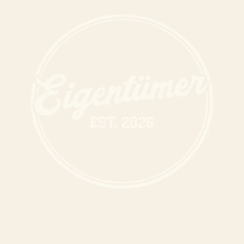 Eigentümer Est. 2026 – Stolzer Besitzer Retro