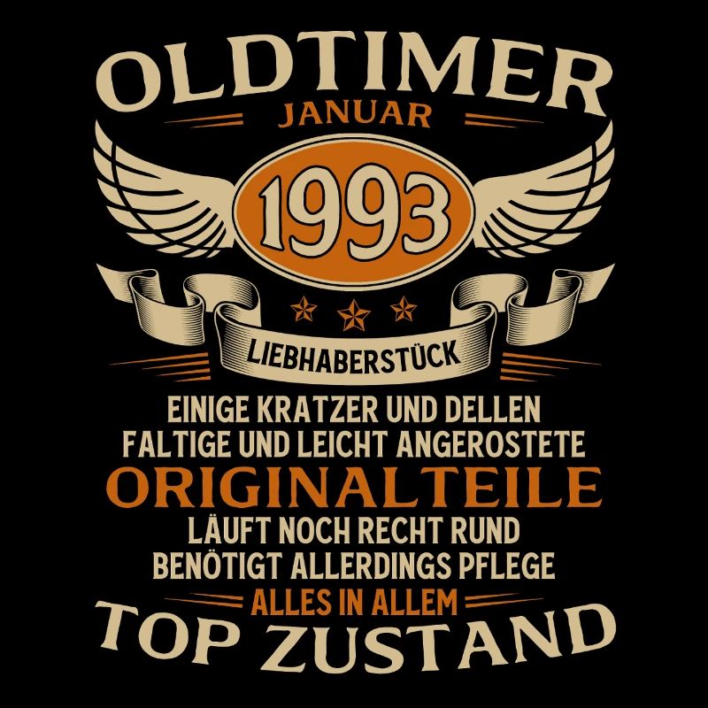 33. Geburtstag Geschenk Oldtimer Januar 1993