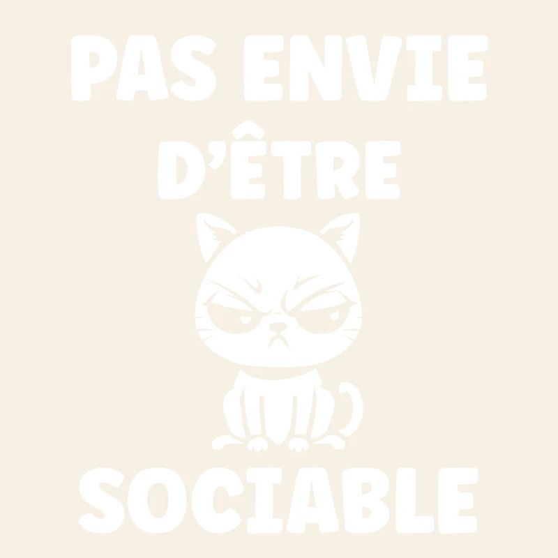 Pas envie d'être sociable — Chat