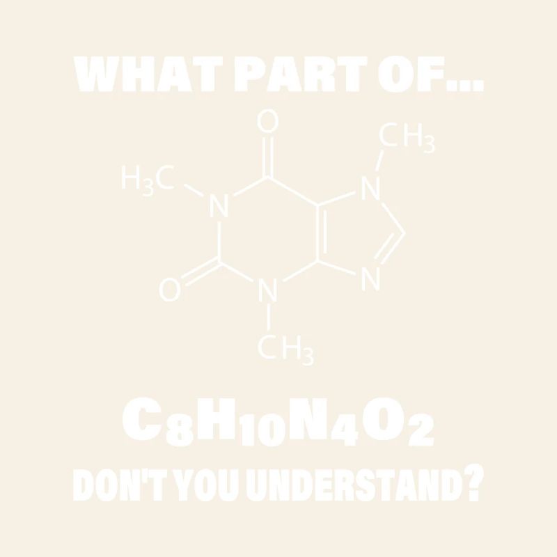 Caffeine Molecule Meme : Tu comprends ?