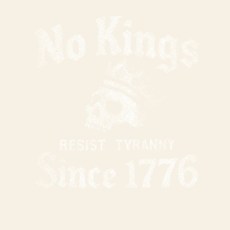 No Kings Krone Skull Widerstand