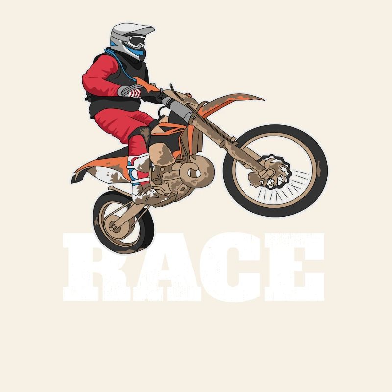 Course de vélo sur terre