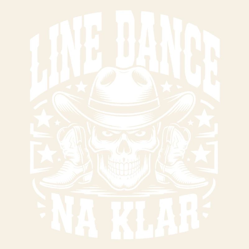 Line Dance Skull Cowboy
