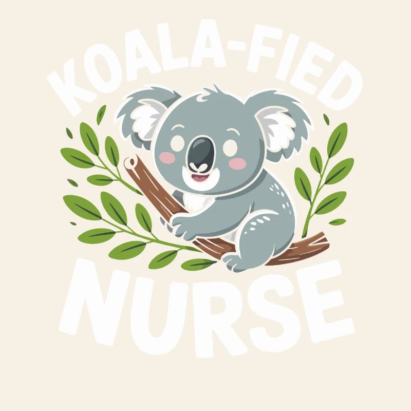 Koala-Krankenschwester im Baum