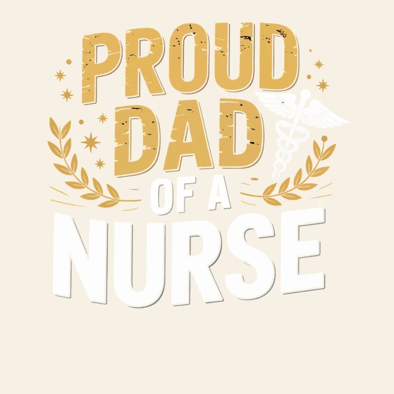 Stolzer Vater einer Pflegekraft