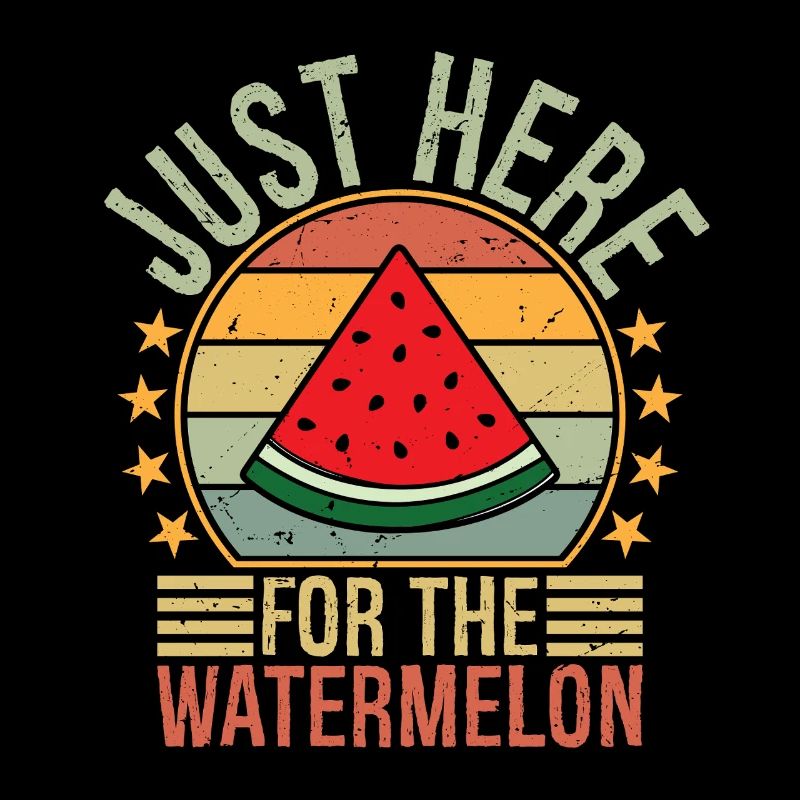 just here for the watermelon