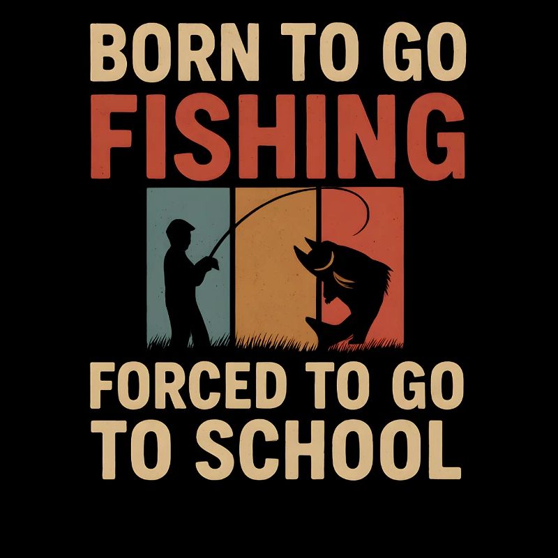 Né pour aller pêcher, forcé d’aller à l’école Pêcheur