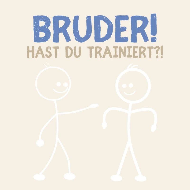Strichmännchen HAST DU TRAINIERT LUSTIG