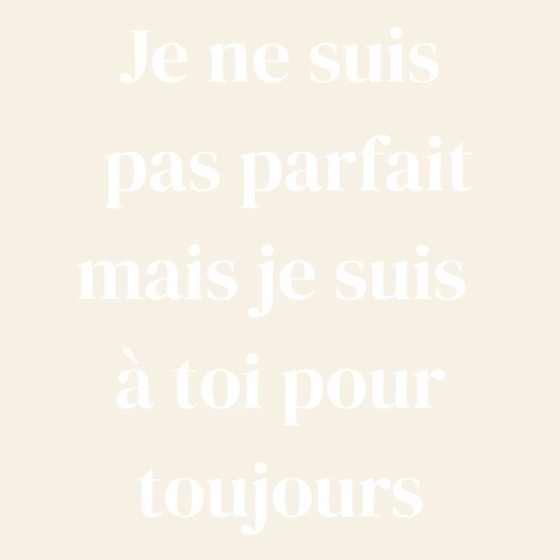 Amour éternel malgré les défauts