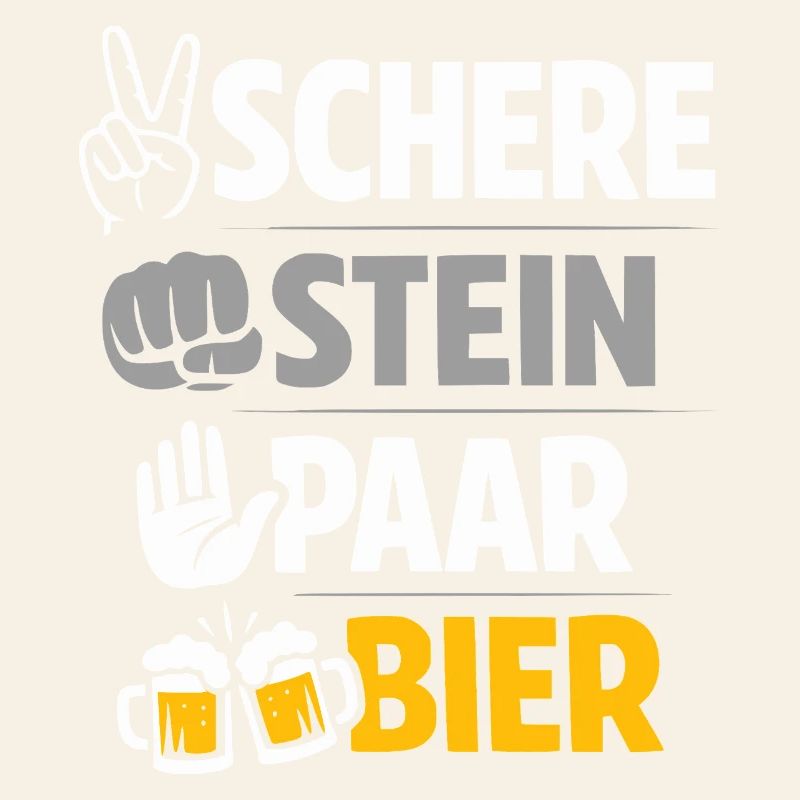 Schere, Stein paar Bier: Freundschaft & Bier