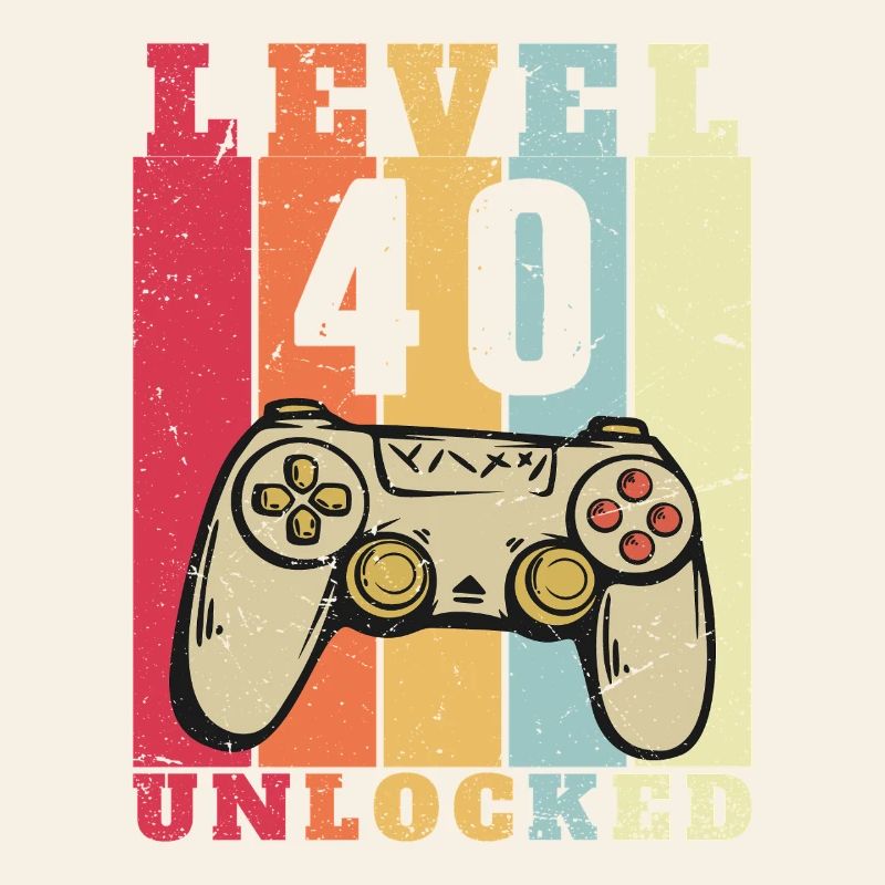 Level 40 Birthday Complete 40 Years