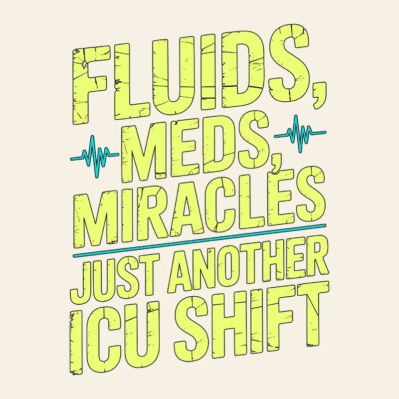 ICU Nurse Fluids Meds Miracles Intensive Care