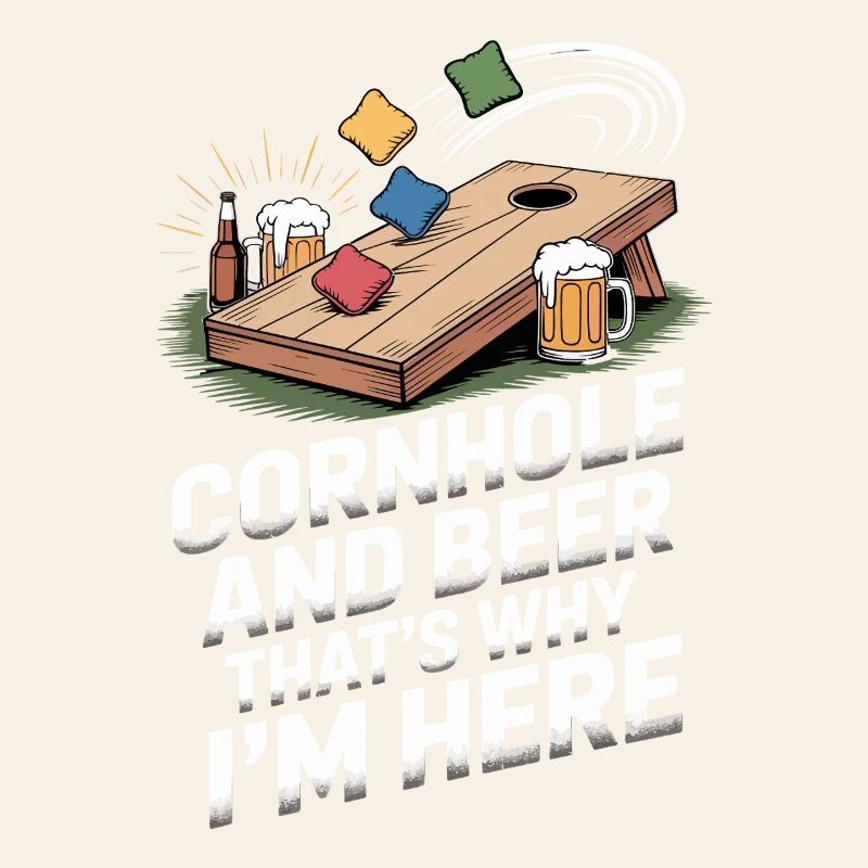 Cornhole und Bier