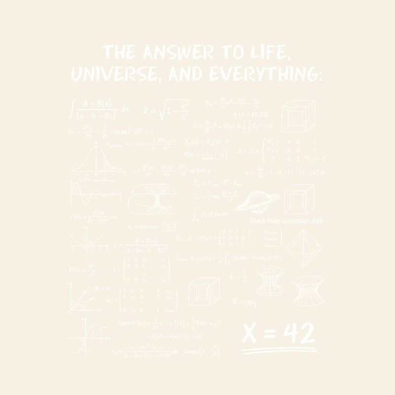 The Answer to Everything – Science Nerd Design