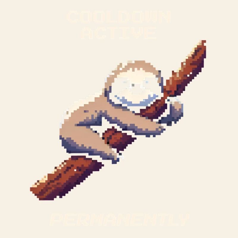 Cooldown active | Sloth Gamer Humor