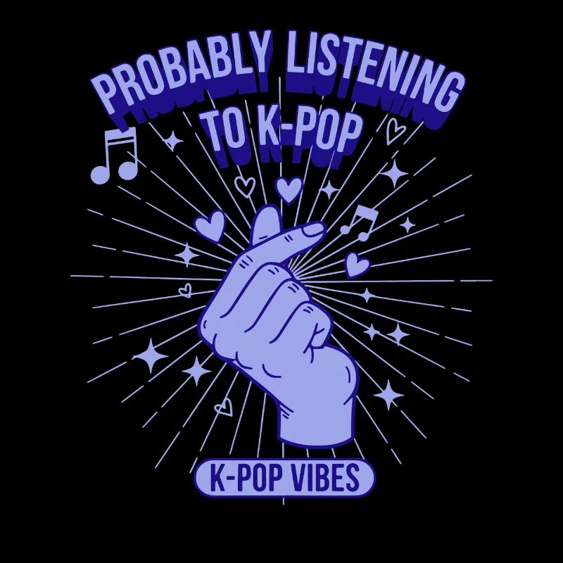 Probablement en train d’écouter de la musique coréenne avec des vibes K-Pop
