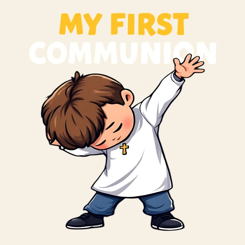 My First Communion Cartoon