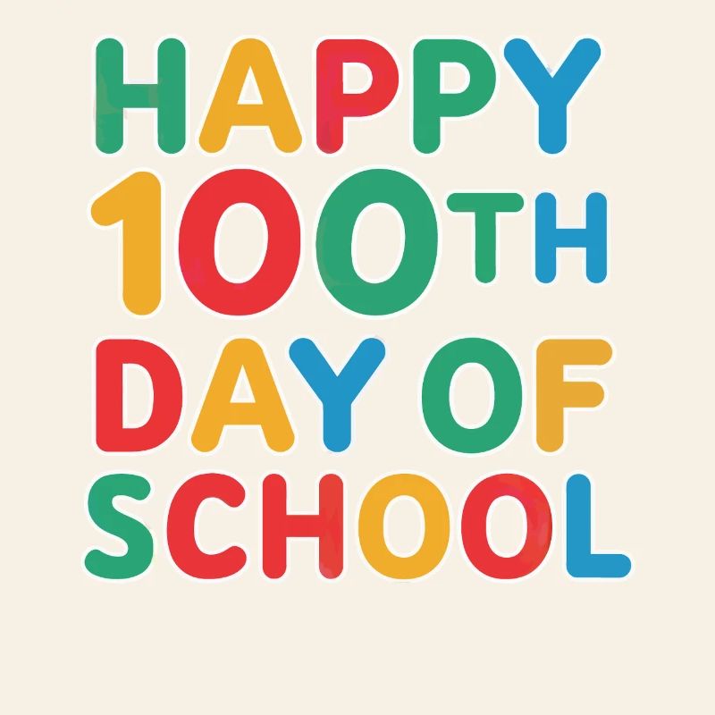 Centième jour d’école : jubilation