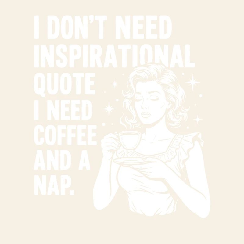 Echte Kaffeeliebe Nickerchen Statement