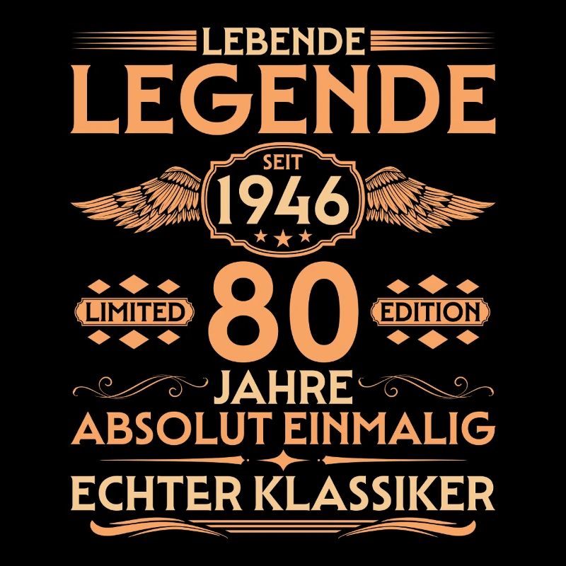 Absolument unique, né en 1946, 80e anniversaire