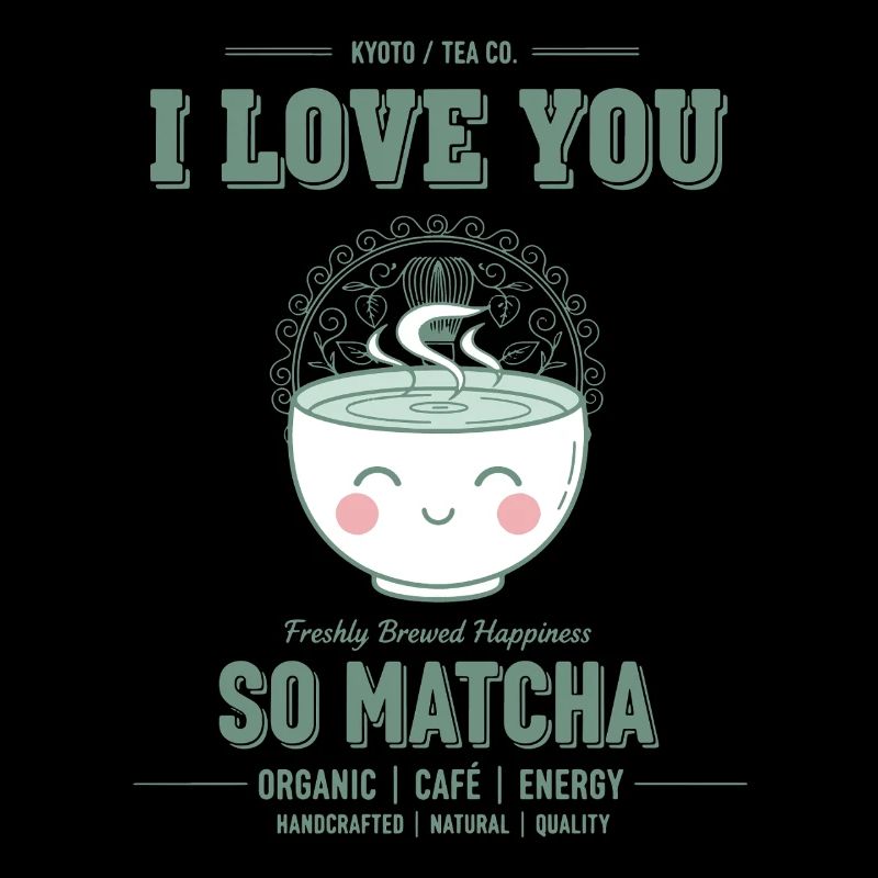 Je t’aime tellement Matcha Thé vert Matcha Latte