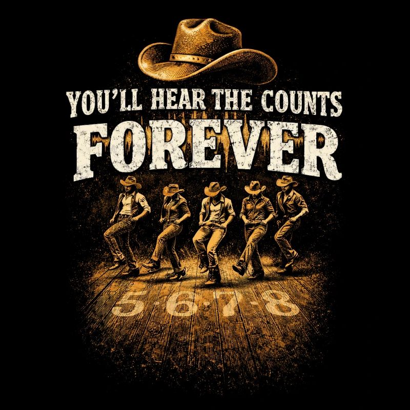 Line Dance Line Dancer Hear The Counts Forever