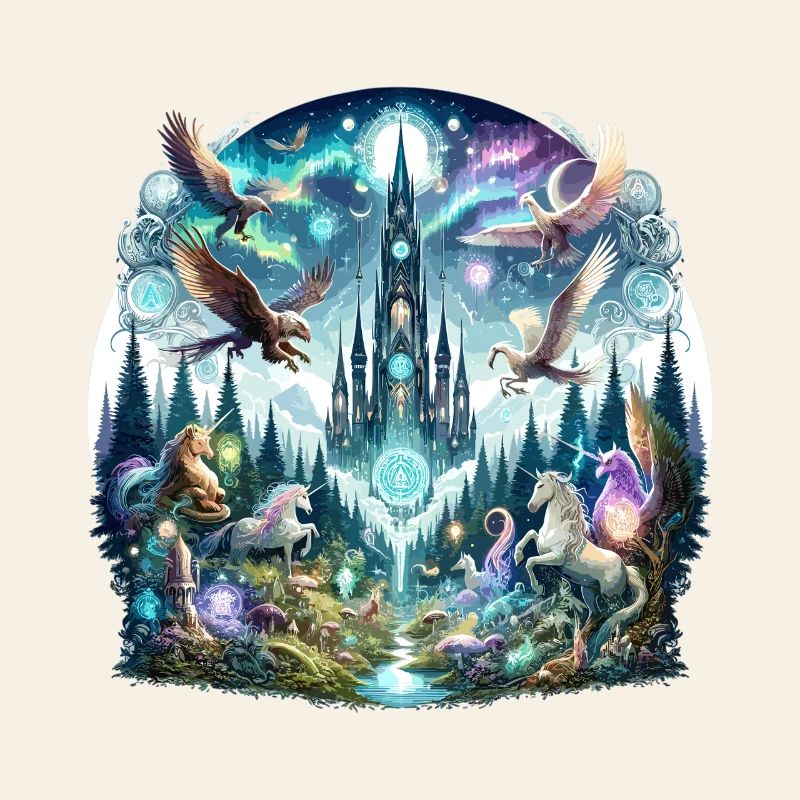 Enchanted Tower Forest Dream