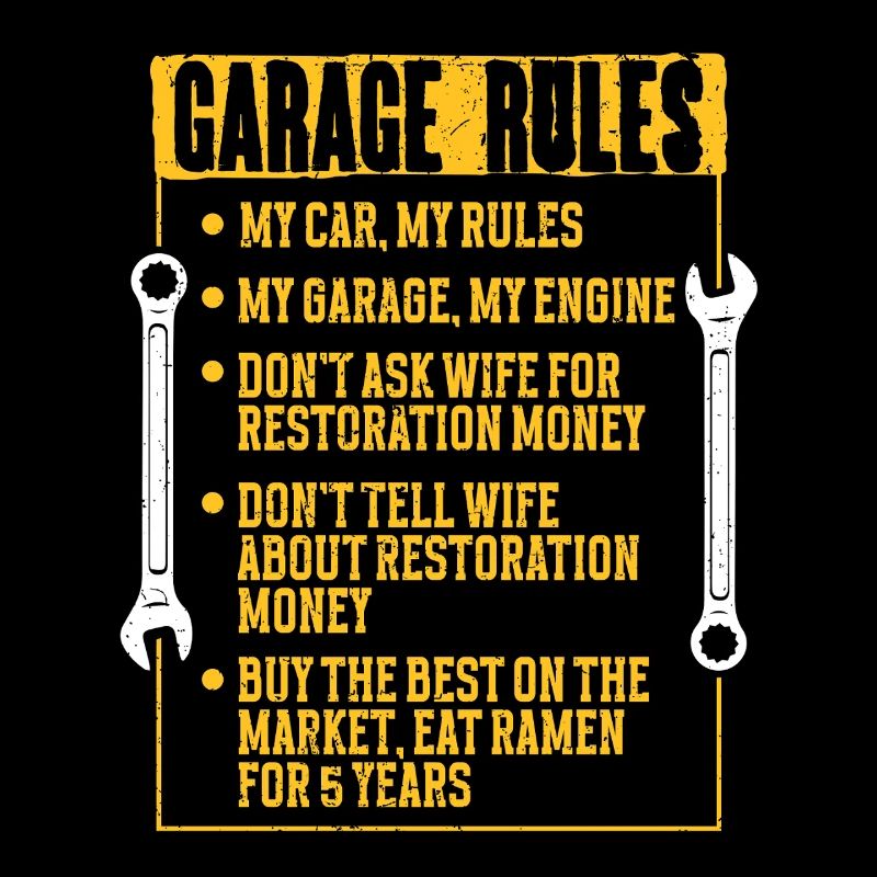Règles du garage de restauration de voitures