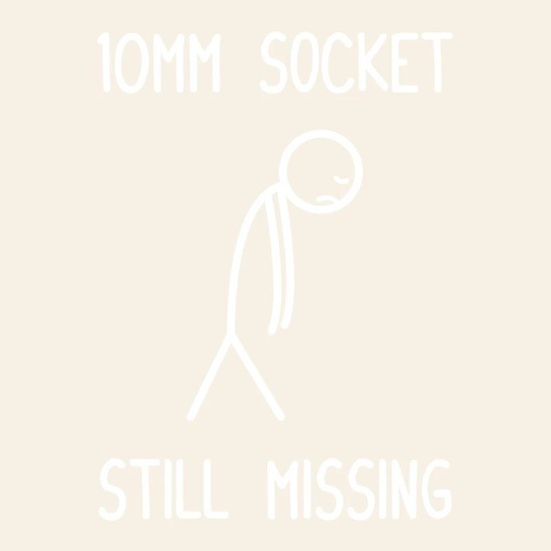 10mm Socket still missing car guy mechanic