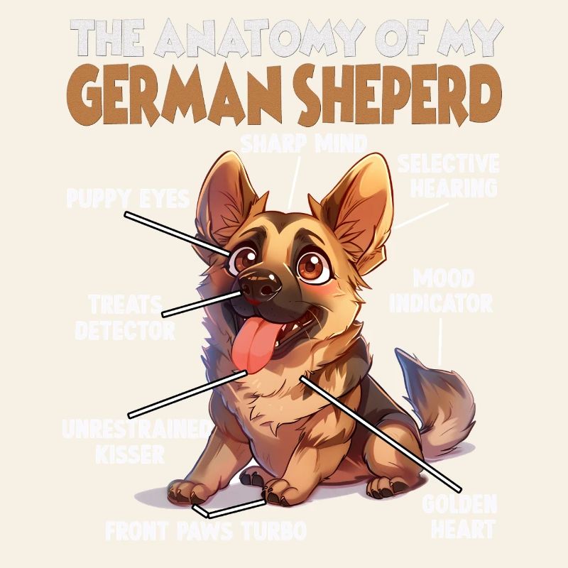 Hundehalter Geschenk Deutscher Schäferhund Gassi T