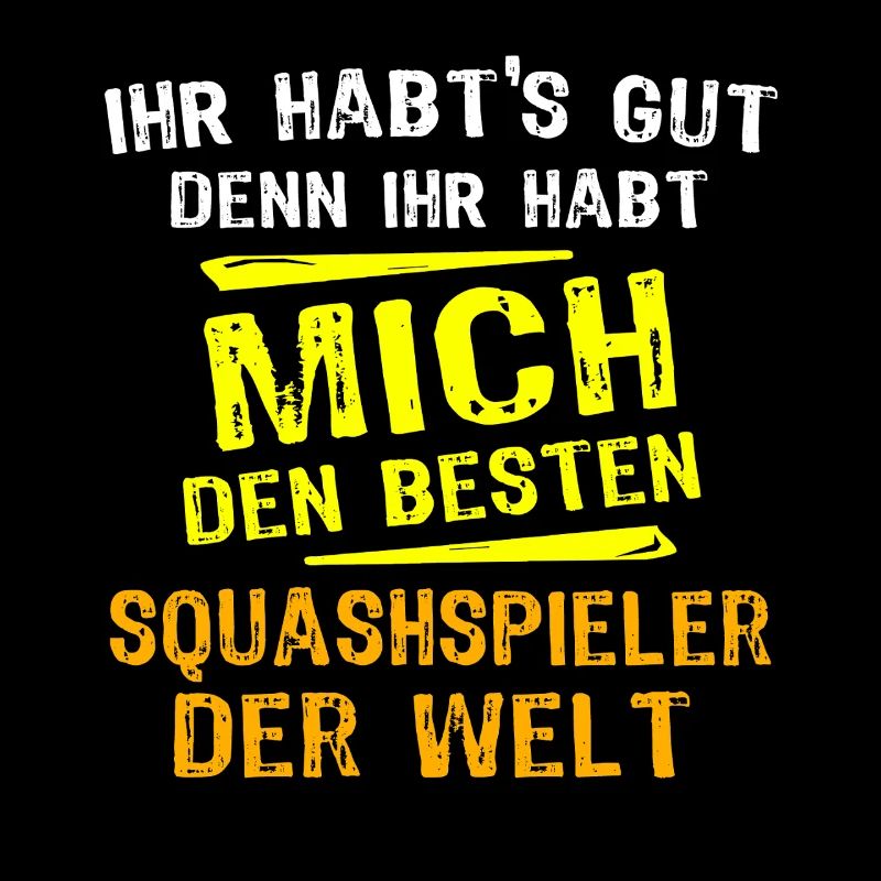 Squashspieler Geschenk