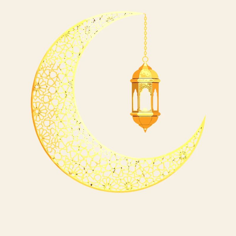 Ramadan Crescent Moon Eid Mubarak