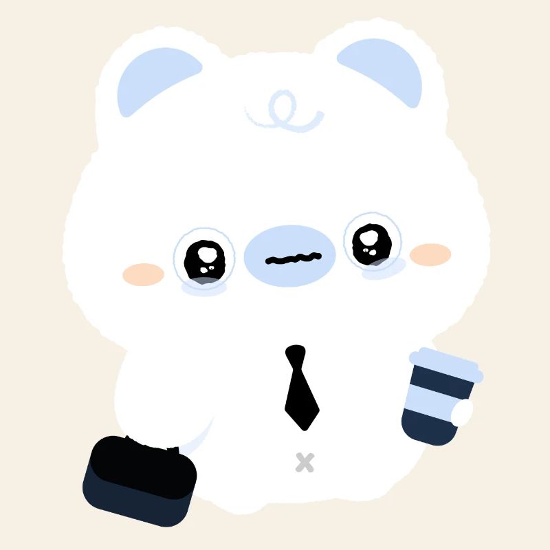 Tired Polar Bear Coffee