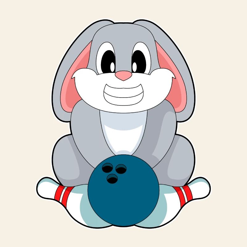 Quille de boule de bowling Bunny