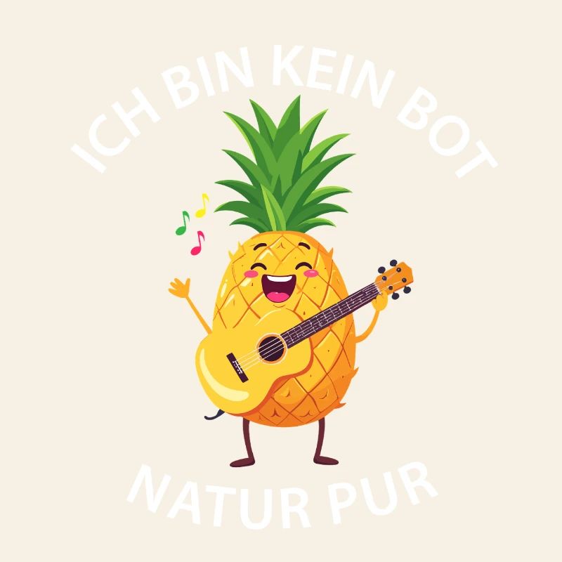 Pineapple Rocks Guitar - No Bot - Pure Nature