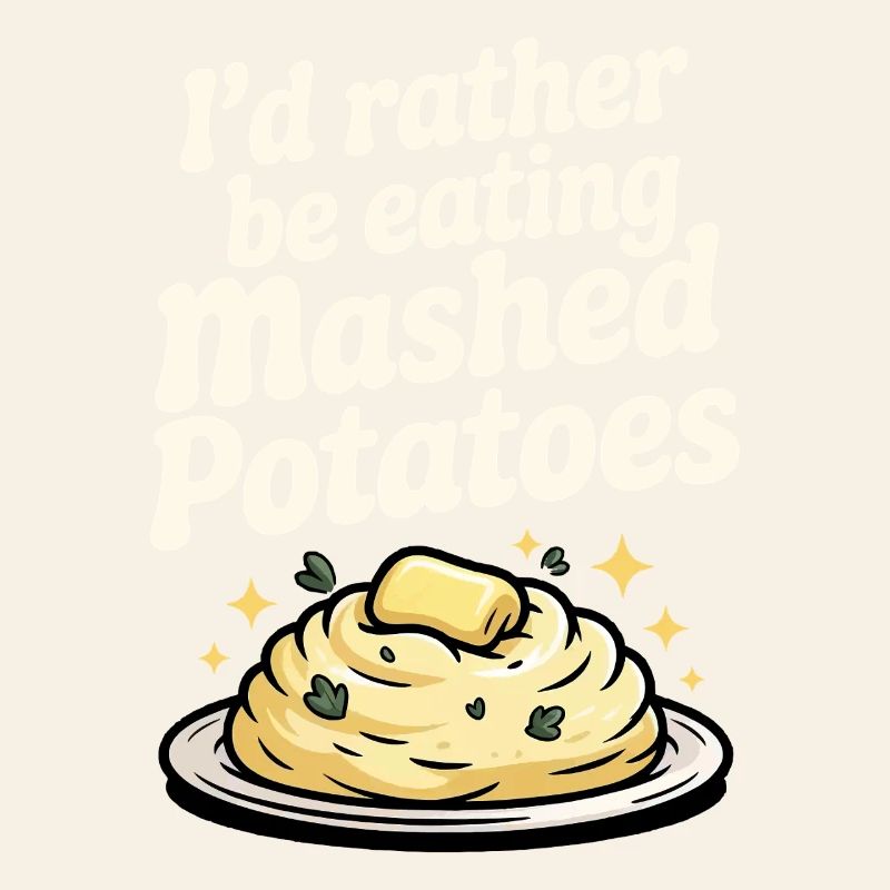 I'd rather eat mashed potatoes