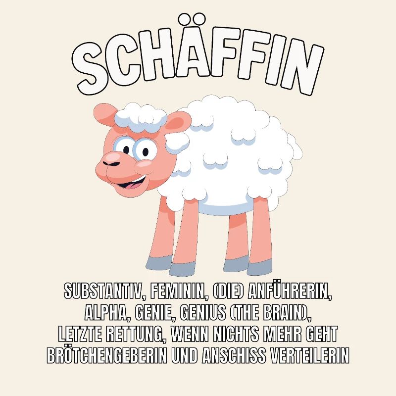 Schäffin - Alpha Schaf mit Sonnenbrille