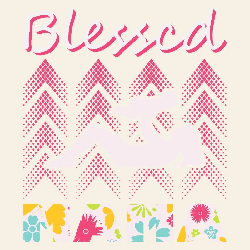 Grateful Mama Floral Flower Muttertags-Shirt