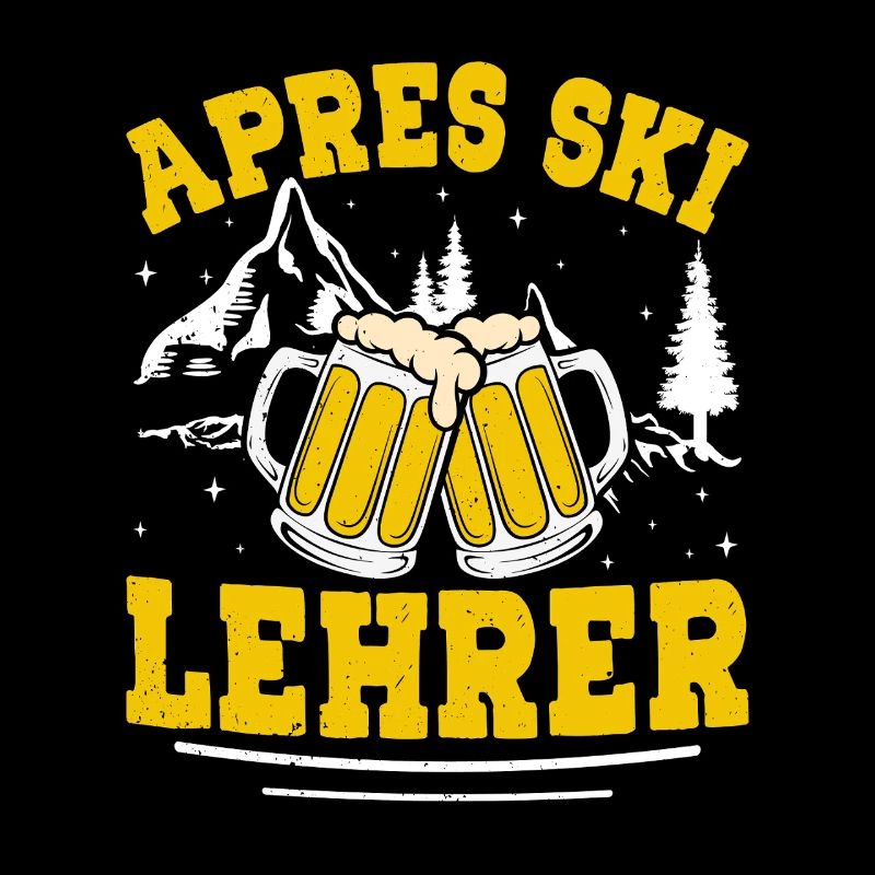Skiing APRES-SKI INSTRUCTOR Party Fun