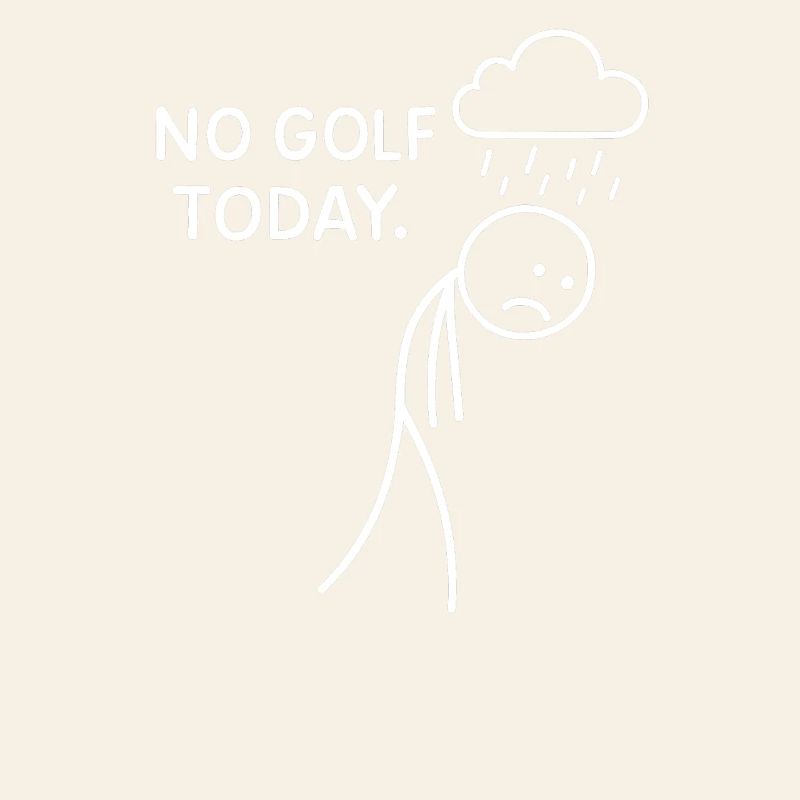 No Golf Today Golfer Gift Idea Golfer